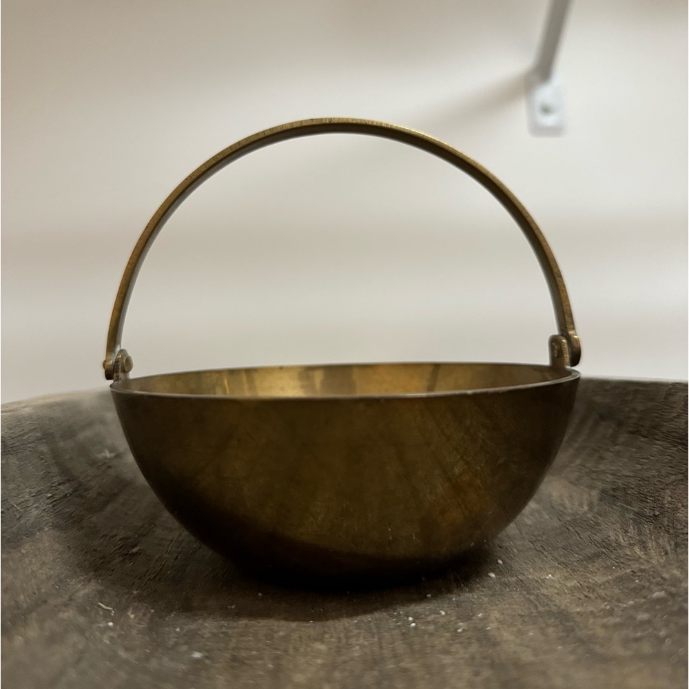 Brass candy dish